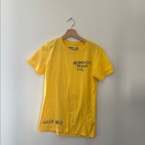 VLONE Yellow 'Legends Never Die' Tee